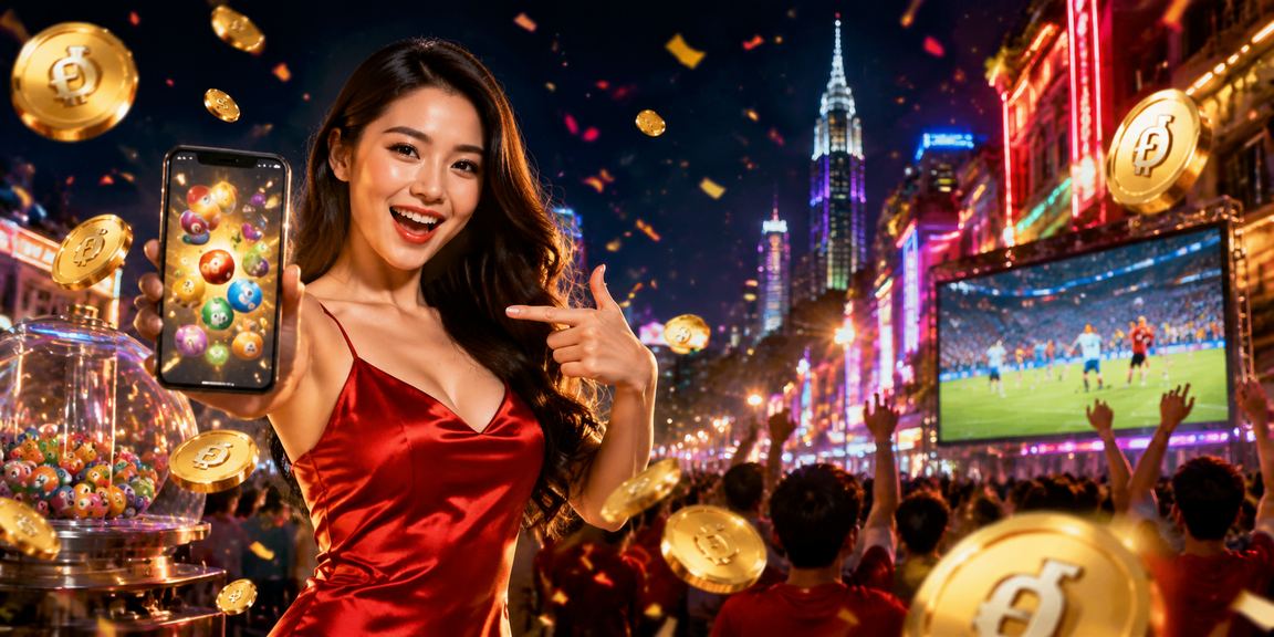 Góc phố neon TP. Hồ Chí Minh về đêm, người chơi xổ số và giải trí trực tuyến trên điện thoại